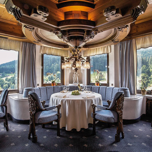 The 3-Michelin-starred Schwarzwaldstube Restaurant in Baiersbronn