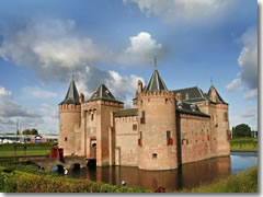 Muiderslot (Muiden Castle) outside Amsterdam, The Netherlands