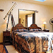 A room at the Hotel Amanhavis, Marbella