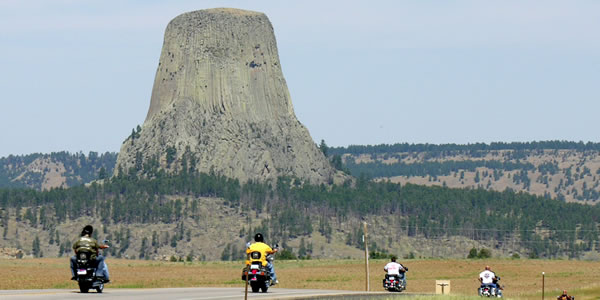 Bikers gather from around the world drive to the great Sturgis Motorcycle Rally in South Dakota