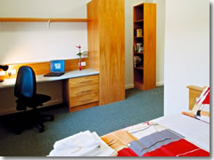 A dorm room at Dublin City Univeristy