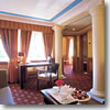 A suite in the Hotel Raphael in Rome, Italy