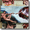 The Sistine Chapel ceiling in the Vatican Museums
