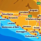 Map of italy