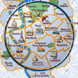 Map of hotels in Rome
