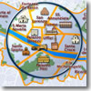 A map of hotels in Florence, Italy