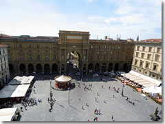 Piazza della Repubblica in Firenze