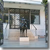A Marino Marini scupture at the Peggy Guggenheim in Venice