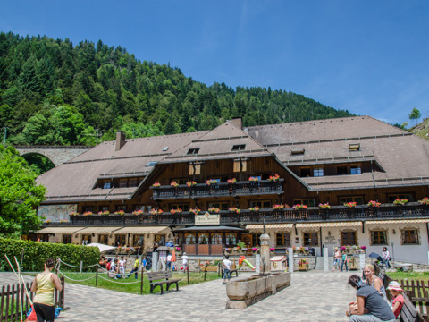 The Hofgut Sternen hotel and restaurant in the Ravenna Gorge of the Black Forest