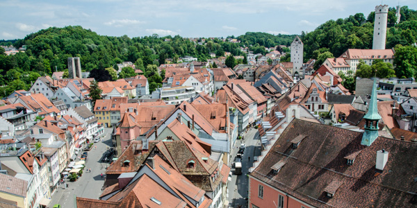 The medeival town of Ravensburg in Baden-Württemburg