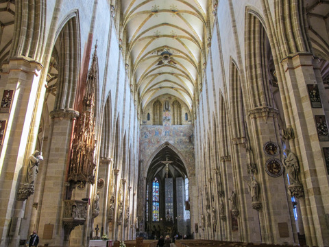 The nave of the Ulm Cathedral