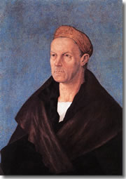 A portrait of Jakob Fugger the Wealthy by Albrecht D&uuml;rer, Staatsgal