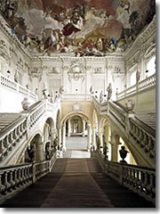 The staircase and Tiepolo ceiling at the W&uuml;rzburg Residenz