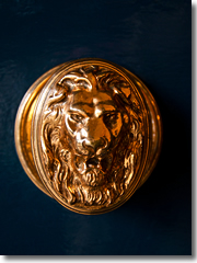 A doorknob at Dublin Castle