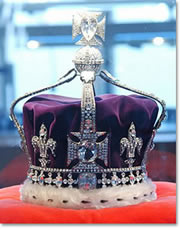Queen Victoria's down with the Koh-i-Noor diamond.