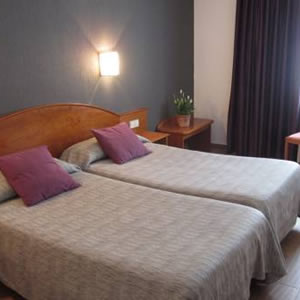 A room at the Hotel Cortes, Barcelona