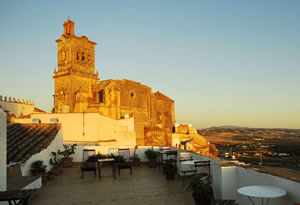 The view from the terrace at Hotel La Casa Grande, Arcos de la Frontera