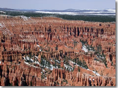 The hoodoos of Bryce Canyon National Park in Utah.