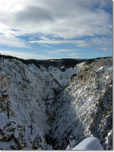 Grand Canyon of the Yellowstone in Yellowstone National Park, Wyoming