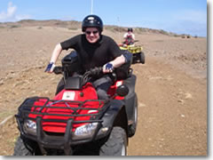 Taking on the wilds of Westpunt on an ATV tour of Cura&ccedil;ao