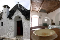 A rental trullo in Alberobello, Puglia, Italy