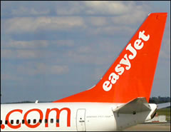 An easyJet plane, one of the most successful of Europe's no-frills airlines