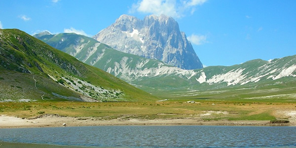 Gran Sasso in the Abruzzo region of Italy