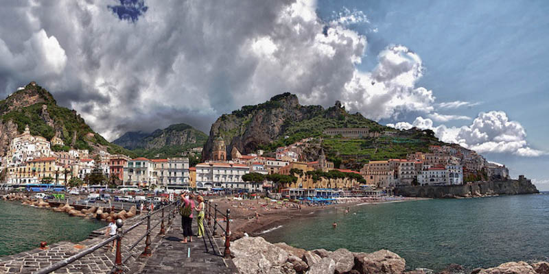 The town of Amalfi. (Photo by Christopher Chen)