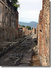 A street at Pompeii