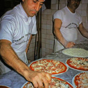 Pizzeria Da Baffetto Restaurant in Rome, Italy