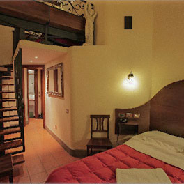 A room at the Hotel Panda, Rome