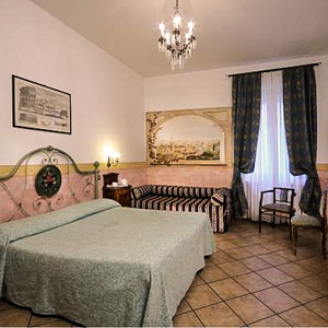 A room at the Hotel Pensione Parlamento in Rome