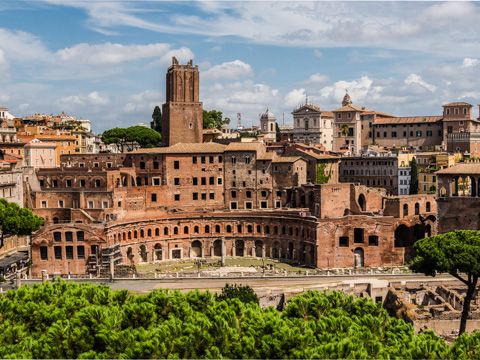 Trajan's Markets, the world's first multi-sotry shopping mall.