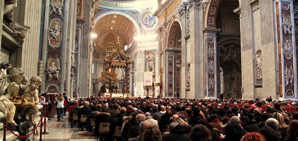 Mass in St. Peter's in Rome