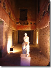 Statue in Nero's Domus Aurea.