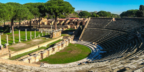 The theater of Ostia Antica