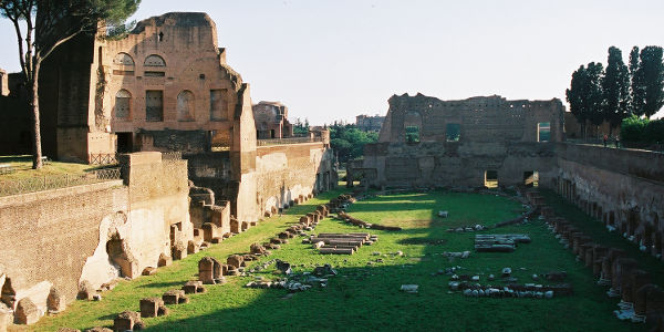 The Domus Severiana, once owned by Septimus Severus, on Rome's Palatine Hill