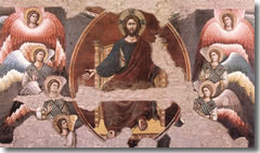 The Last Judgment by Pietro Cavallini in Rome's Santa Cecilia in Trastevere.