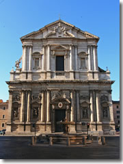 The Carlo Maderno facade of Sant'Andrea della Valle