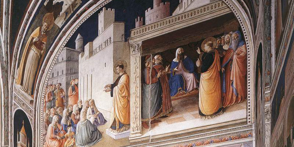 Beato Angelico freosced the Capella Niccolinia, or Chapel of Nicholas V, in the Vatican