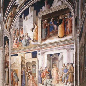 The Cappella Niccolina in the Vatican, Rome