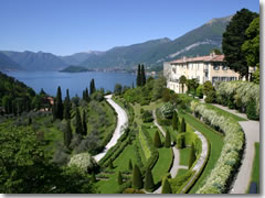 The gardens of Villa Serbelloni, Ballagio, Lago di Como