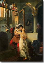 "Romeo und Julia" (1823) by Francesco Hayez in the Villa Carlotta, Tremezzo, Lago di Como