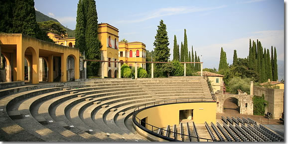The amphitheater at Il Vittoriale degli Italiani, Gardone Riviera, Lago di Garda