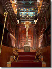 The vestibule of the Vittoriale