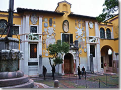Casa della Poeta, Gabriele D'Annunzio's villa at Il Vittoriale degli Italiani, Gardone Riviera, Lake Garda