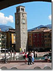 Piazza 3 Novembre and the Torre Apponale, Riva del Garda, Lake Garda