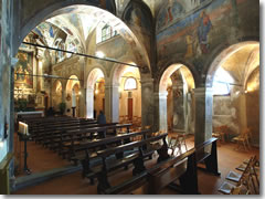 Te interior of Santa Caterina del Sasso