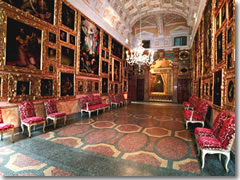 The painting gallery on Isola Bella.