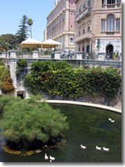 The Fonte Arethusa in Siracusa, Sicily